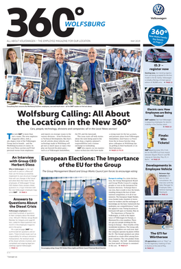Wolfsburg Calling: All About Trained 360° Explains: See How Volkswagen Is Preparing Employees for Electric the Location in the New 360° Mobility in the Zwickau Plant