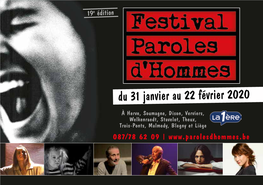 Télécharger La Brochure Programme De La 19E Édition Du Festival