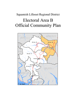 Electoral Area B Official Community Plan