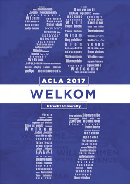 ACLA 2017 | Utrecht University