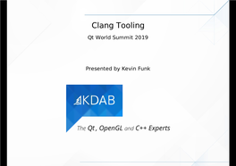 Clang Tooling