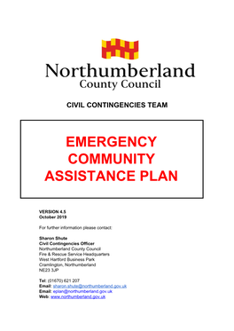 Emergency Community Assistance Plan
