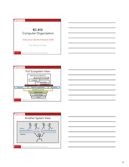 EC 413 Computer Organization