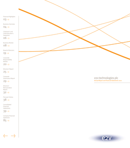 E2v Annual Report 2010