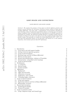 LOOP SPACES and CONNECTIONS 3 Cohomology of LX [J]