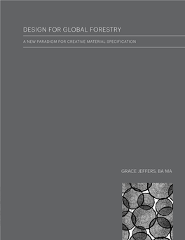 Design for Global Forestry