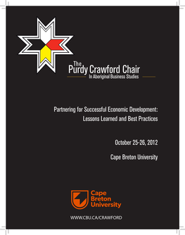 Purdy Crawford Chair in Aboriginal Business Studies