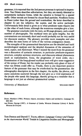 Tives. Van Driem Describes Adhortatives, but They Are Merely Identical to Nonpreterite Inclusive Forms, While the Optative Is Formed by a Spmal Sufiix