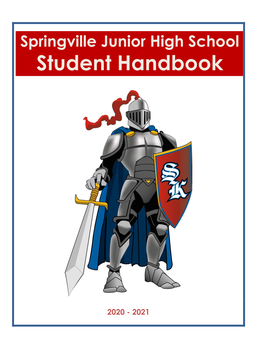 Springville Junior High School Student Handbook