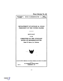 Nixon Articles of Impeachment