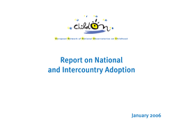 Report on Adoption