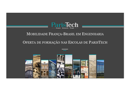 Mobilidade França-Brasil Em Engenharia Oferta De Formação Nas