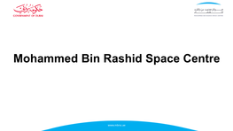 Mohammed Bin Rashid Space Centre