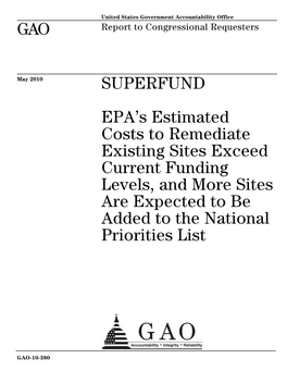 GAO-10-380 Superfund