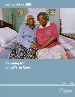 Planning for Long-Term Care Where Do I Start?