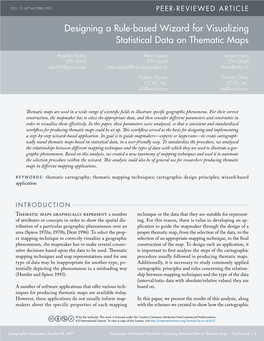 Designing a Rule-Based Wizard for Visualizing Statistical Data on Thematic Maps