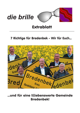 Die Brille Extrablatt