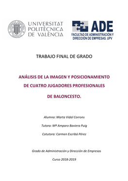 Trabajo Final De Grado