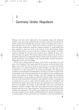 Germany Under Napoleon