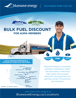 Bulk Fuel Discount for Auma Members