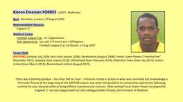 Kieron Emerson FORBES (2007) Midfielder