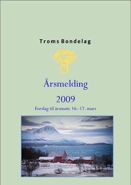 Årsmelding Troms Bondelag 2009