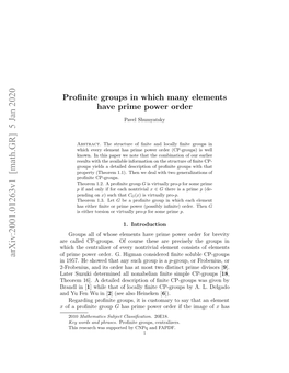 Profinite Groups in Which Many Elements Have Prime Power Order