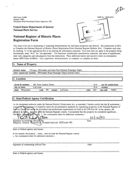 National Register of Historic Places Registration Form