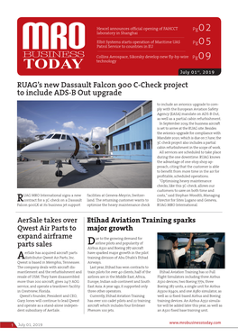 RUAG's New Dassault Falcon 900 C-Check Project to Include ADS-B