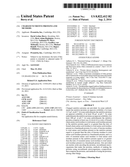 (12) United States Patent (10) Patent No.: US 8,822.412 B2 Berry Et Al