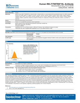 Human RELT/TNFRSF19L Antibody