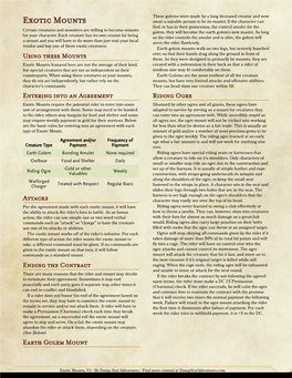 PDF Version Monster Mounts