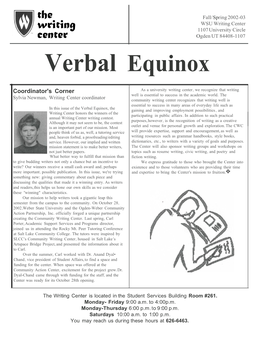 Verbal Equinox