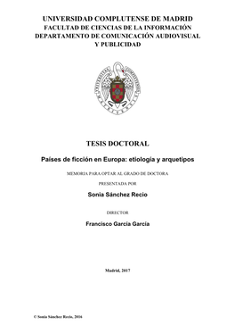 Países De Ficción En Europa: Etiología Y Arquetipos