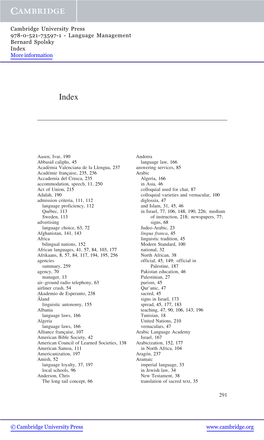 291 © Cambridge University Press Cambridge