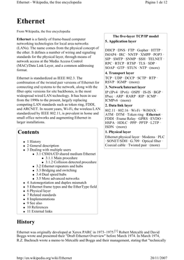 Ethernet - Wikipedia, the Free Encyclopedia Página 1 De 12