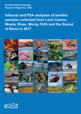 SNH Research Report 1042: Infaunal and PSA Analyses of Benthic Samples Collected from Loch Carron, Wester Ross, Moray Firth