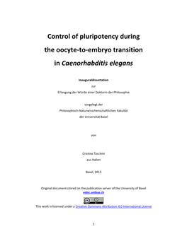 Phd Thesis in the Laboratory of Dr