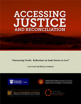 “Journeying North: Reflections on Inuit Stories As Law”