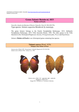 379 Genus Salamis Boisduval