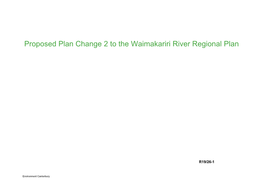 Proposed Plan Change 2 to the Waimakariri River Regional Plan