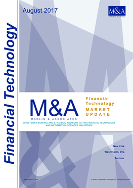 Financial Technology MARKET UPDATE