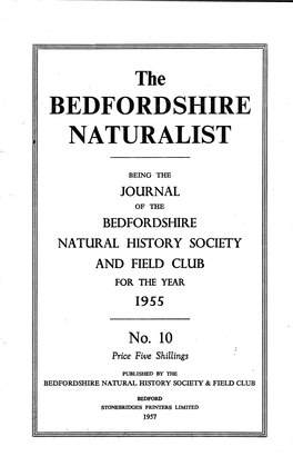 Bedfordshire Naturalist