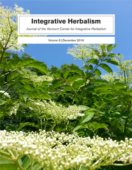 Journal of the Vermont Center for Integrative Herbalism