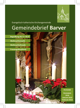 Gemeindebrief Barver