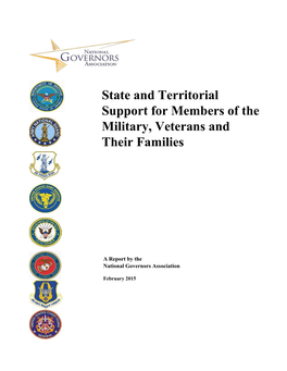 State and Territorial Support for Members of the Military, Veterans And