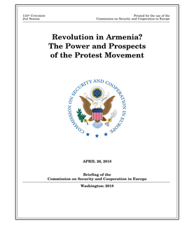 Revolution in Armenia? the Power and Prospects of the Protest Movement