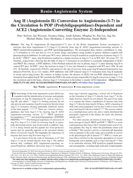 Dependent and ACE2 (Angiotensin-Converting Enzyme 2)