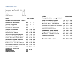 Volksfestlinien 2019