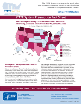 STATE System Preemption Fact Sheet